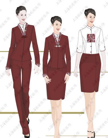 职业制服定制 空姐、酒店经理套装裙的价格、厂家与选择指南